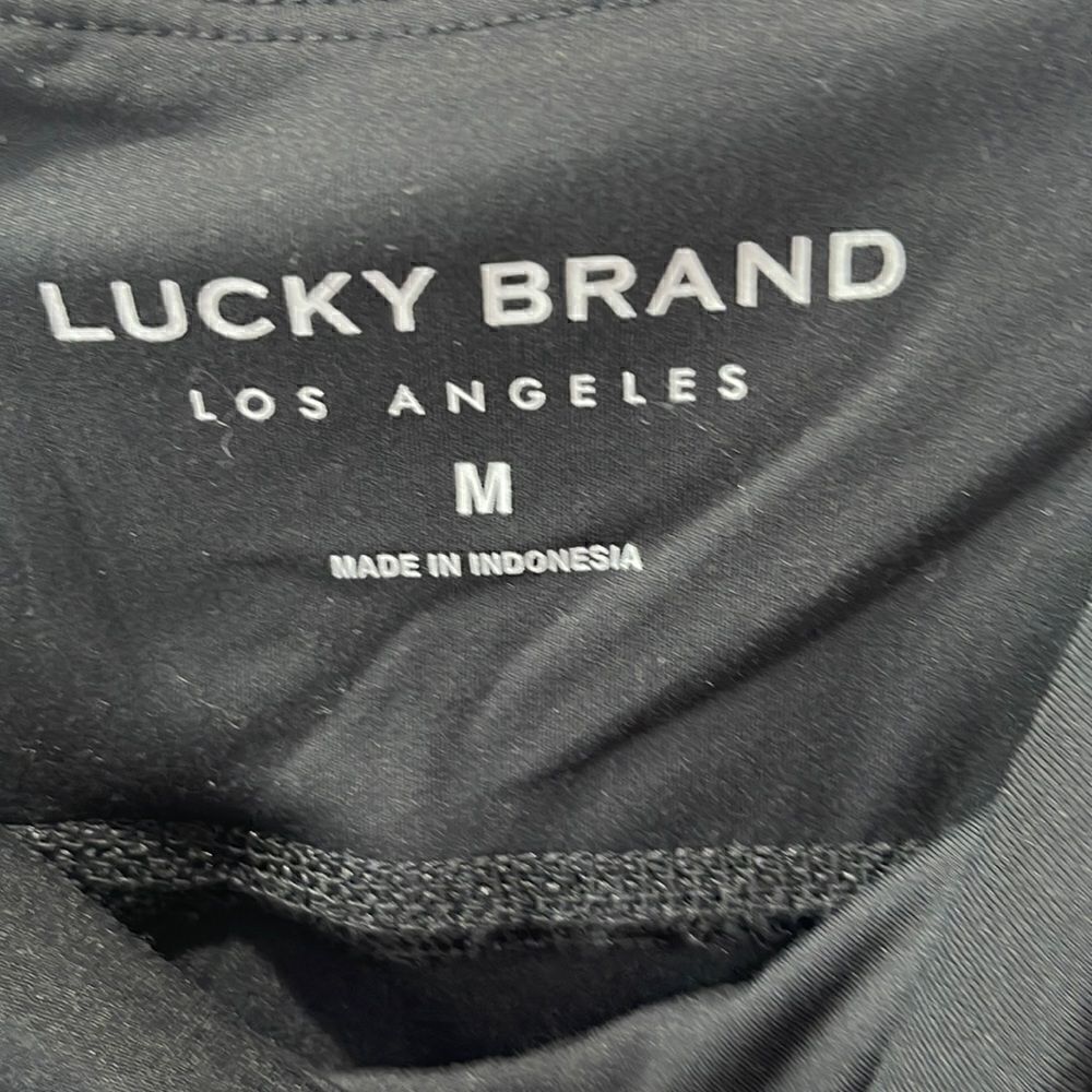 LUCKY 🍀 BRAND BLACK LEGGINGS MEDIUM - Picture 5 of 6